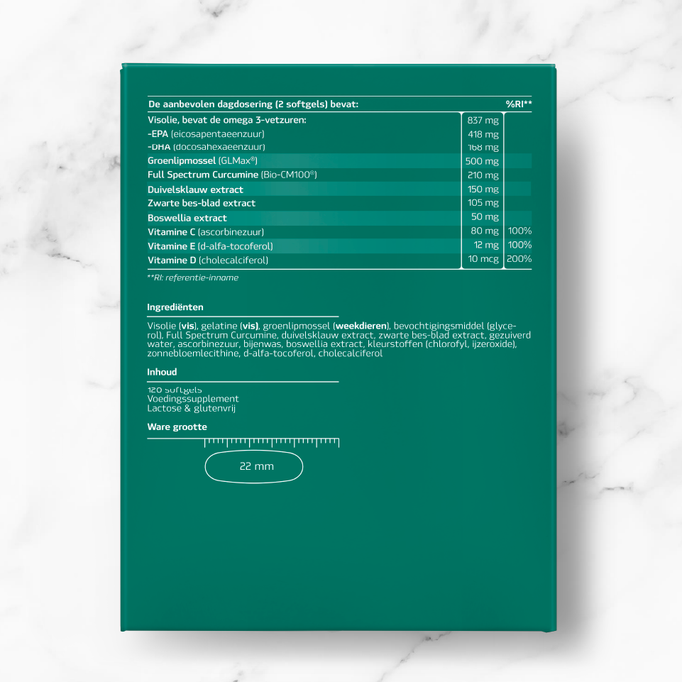 7in1 Complexe de Moule à lèvres vertes 120 capsules molles