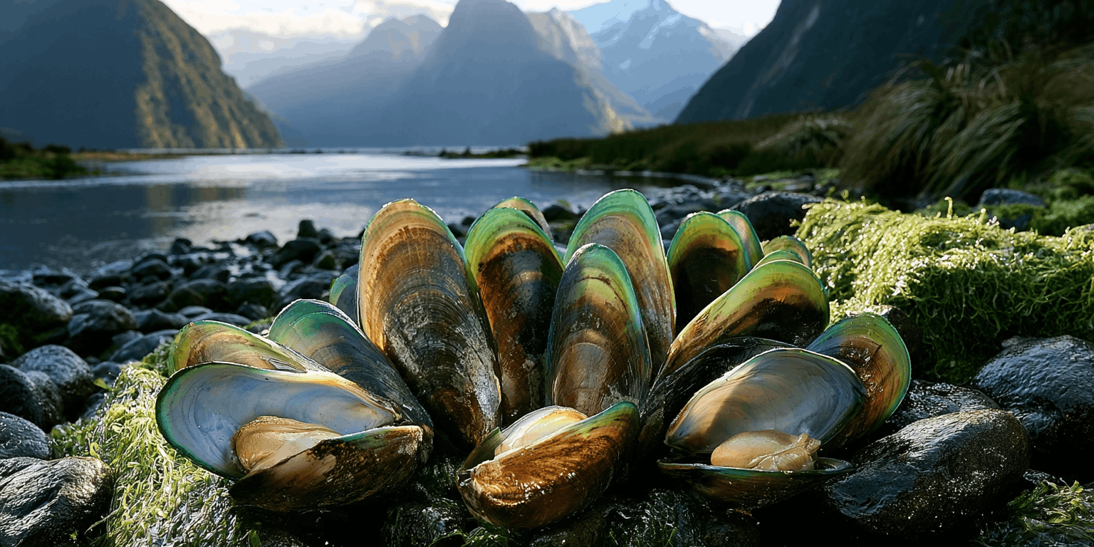 Perna canaliculus, kuku of kutai: een kijkje onder de schelp