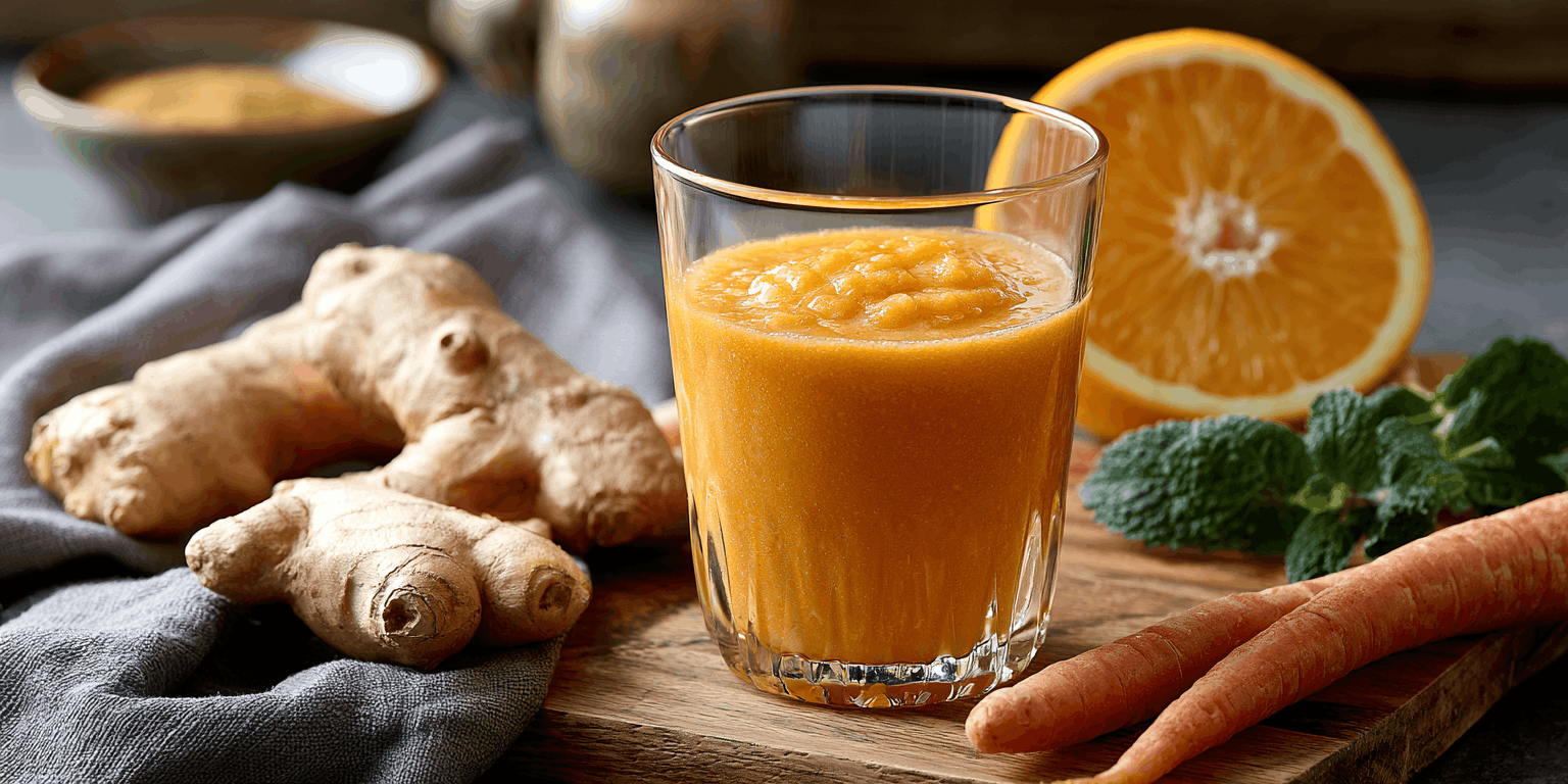 Een heerlijke vitaminen oppepper met deze winterse smoothie