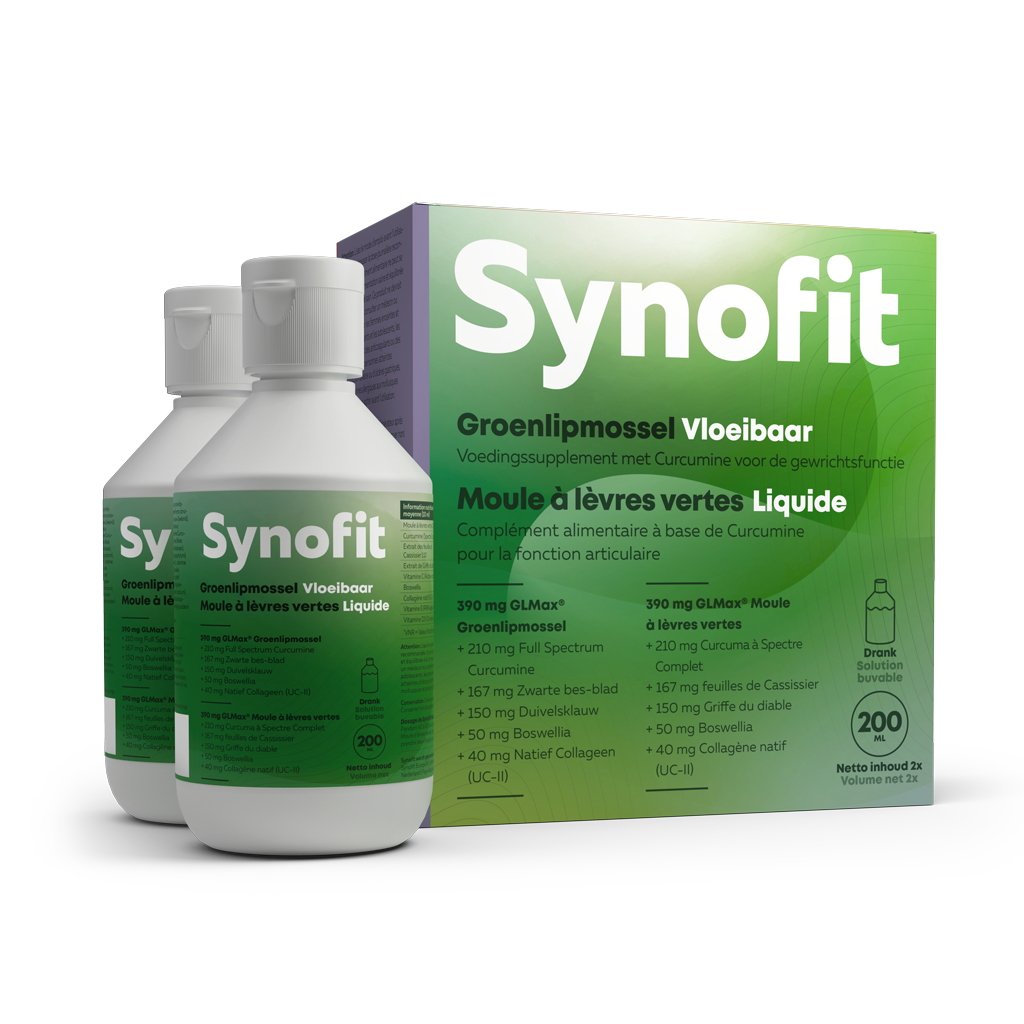 Synofit Groenlipmossel Vloeibaar 2 x 200 ml