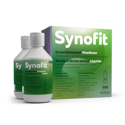 Synofit Groenlipmossel Vloeibaar 2 x 200 ml