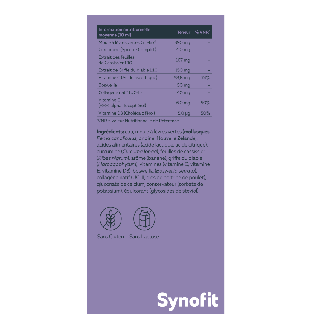 Synofit Groenlipmossel Vloeibaar 400 ml