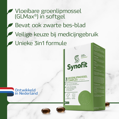 3in1 Groenlipmossel Complex (60 softgels)