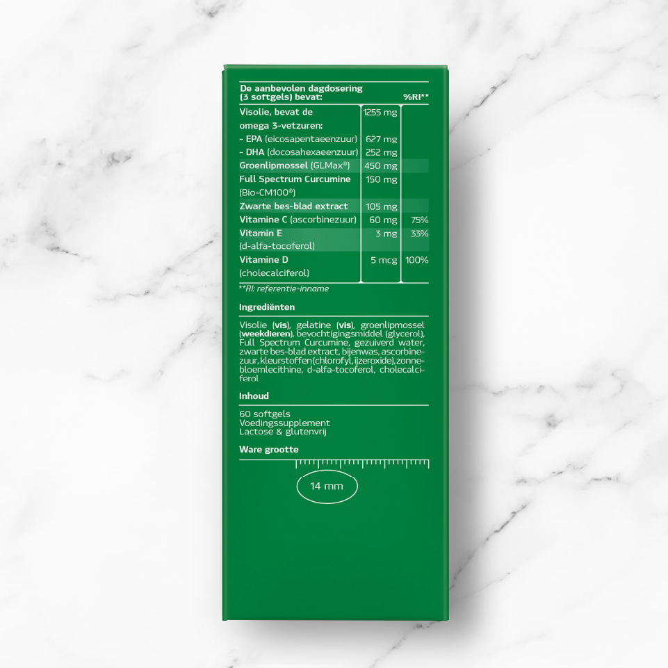 5in1 Complexe de Moule à lèvres vertes 60 capsules molles