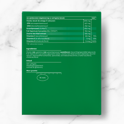 5in1 Complexe de Moule à lèvres vertes 120 capsules molles